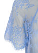 Blouse en dentelle &agrave; manches courtes avec lien &agrave; nouer, Mauve, Packshot image number 3