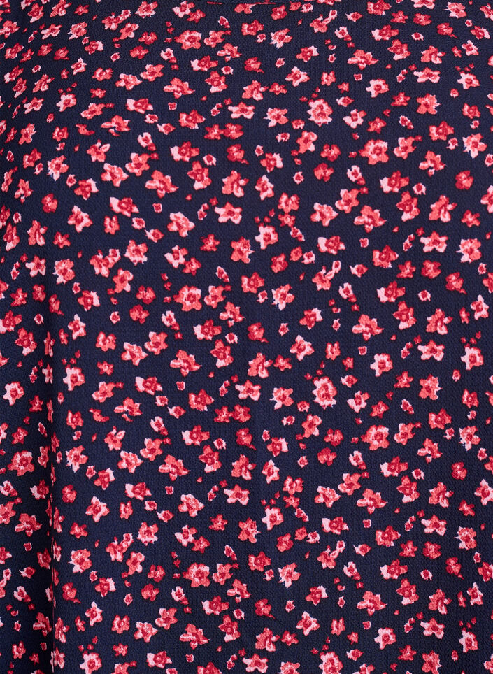 Robe &agrave; manches courtes avec imprim&eacute;, Bleu, Packshot image number 2