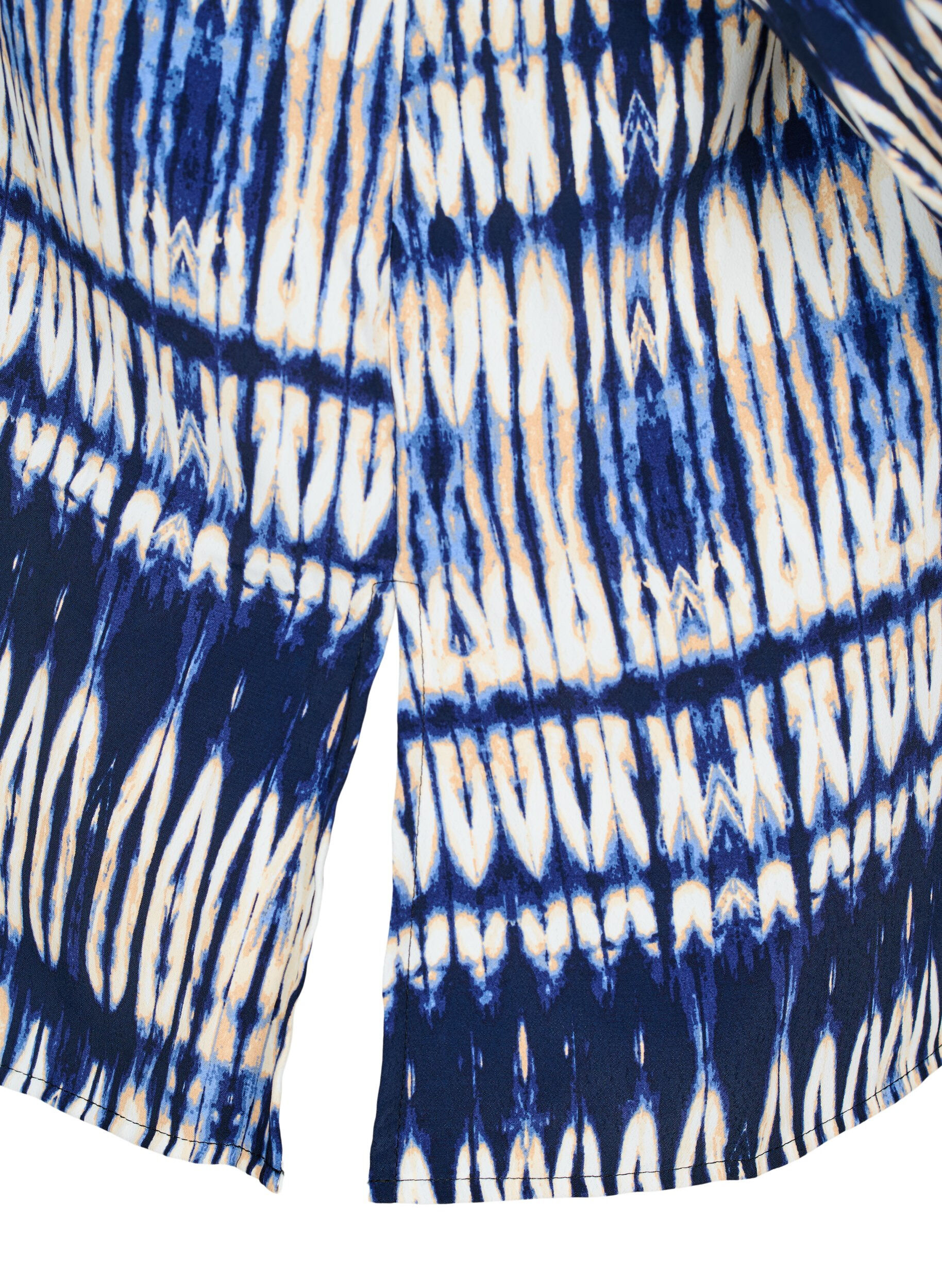 Zizzi Chemise &agrave; rayures, Bleu, Packshot image number 3