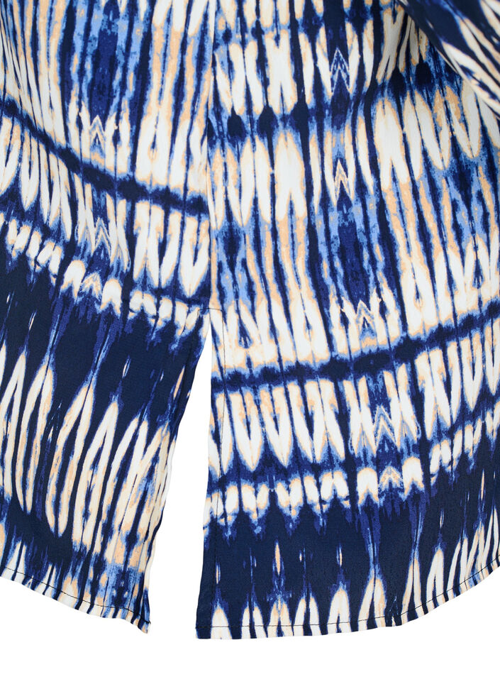 Chemise à motifs, Bleu, Packshot image number 3