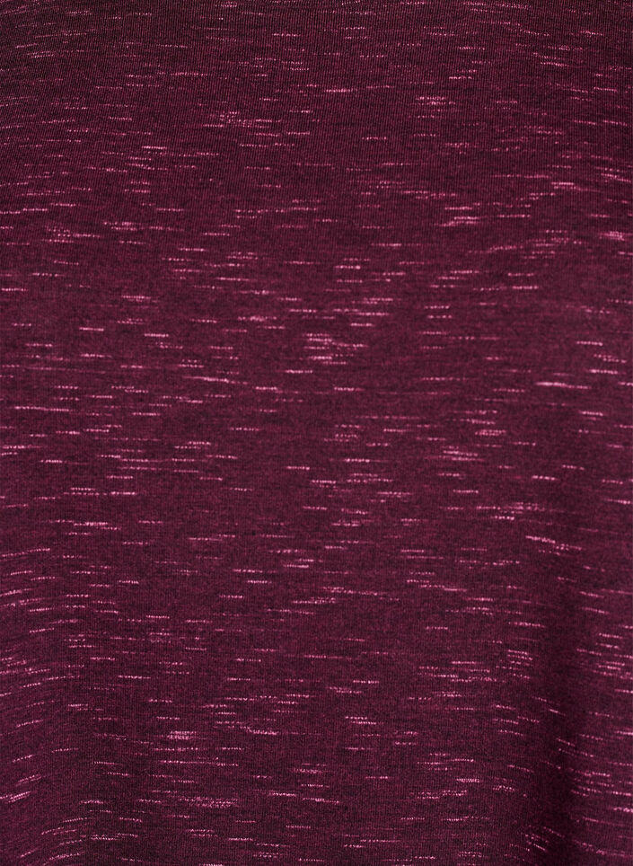 T-shirt d'entra&icirc;nement ample &agrave; manches courtes, Bordeaux fonc&eacute;, Packshot image number 2