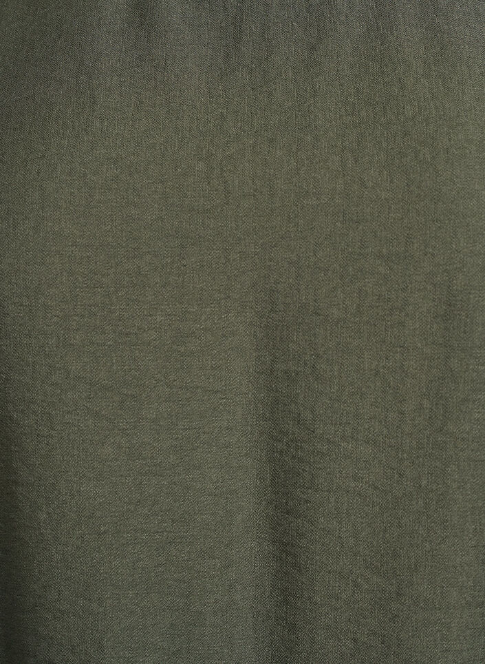 Chemisier en viscose à manches mi-longues, Vert, Packshot image number 2