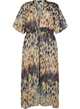Kimono imprimé plage, Abstract Leopard, Packshot image number 0