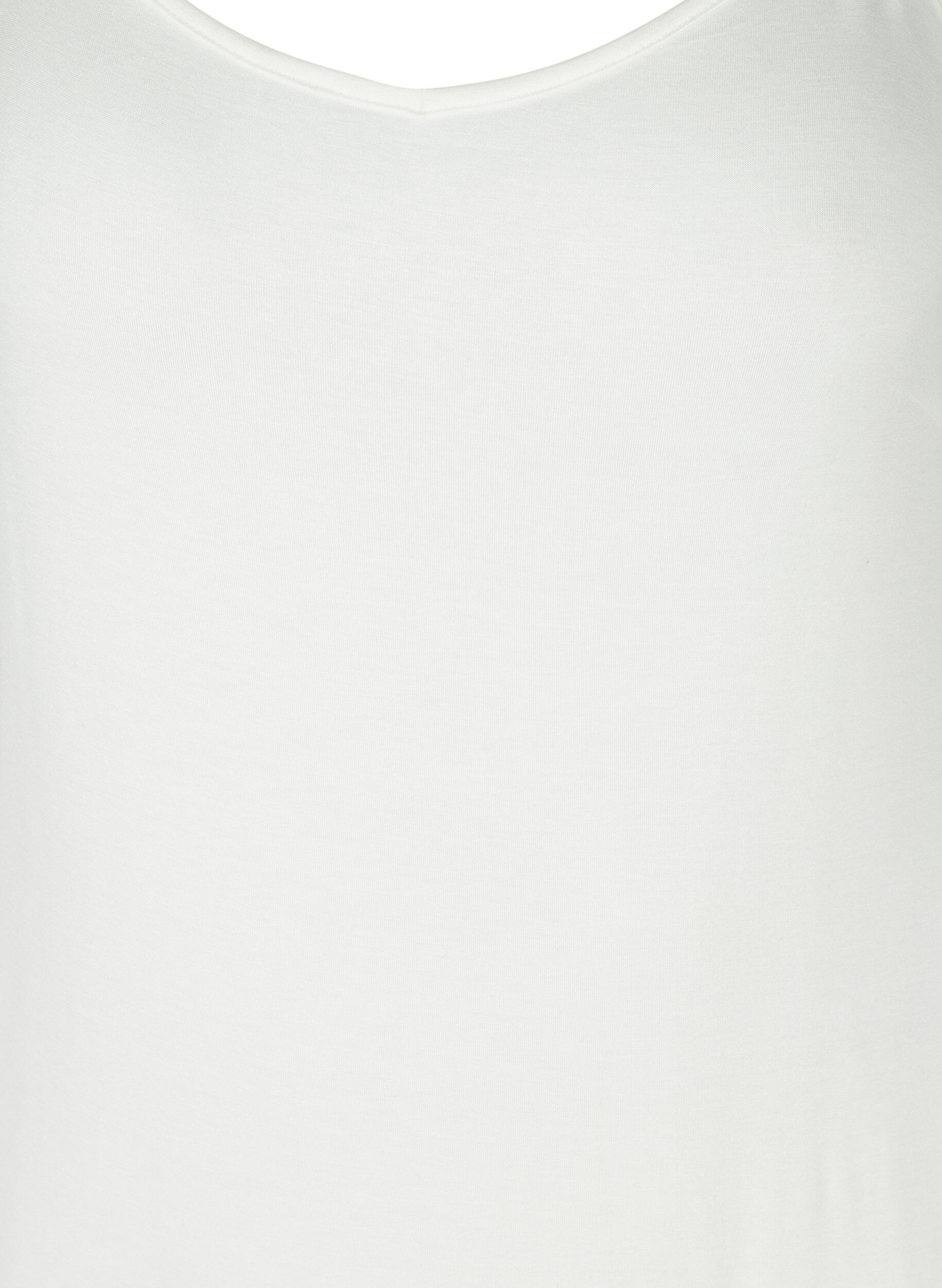 Zizzi Dessous de robe en viscose uni, Blanc, Packshot image number 2