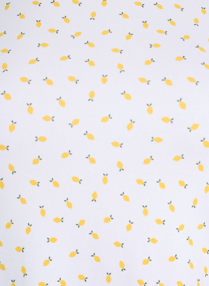 T-shirt en coton avec imprim&eacute; int&eacute;gral, Blanc, Packshot image number 2