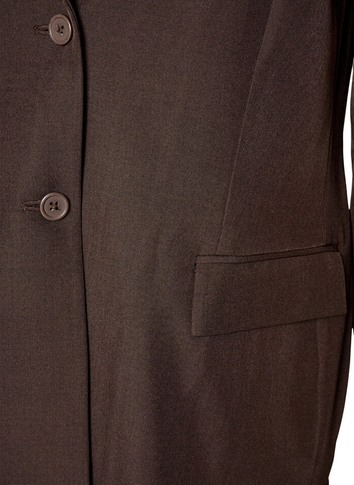 Blazer avec poches et fentes, Marron, Packshot image number 2