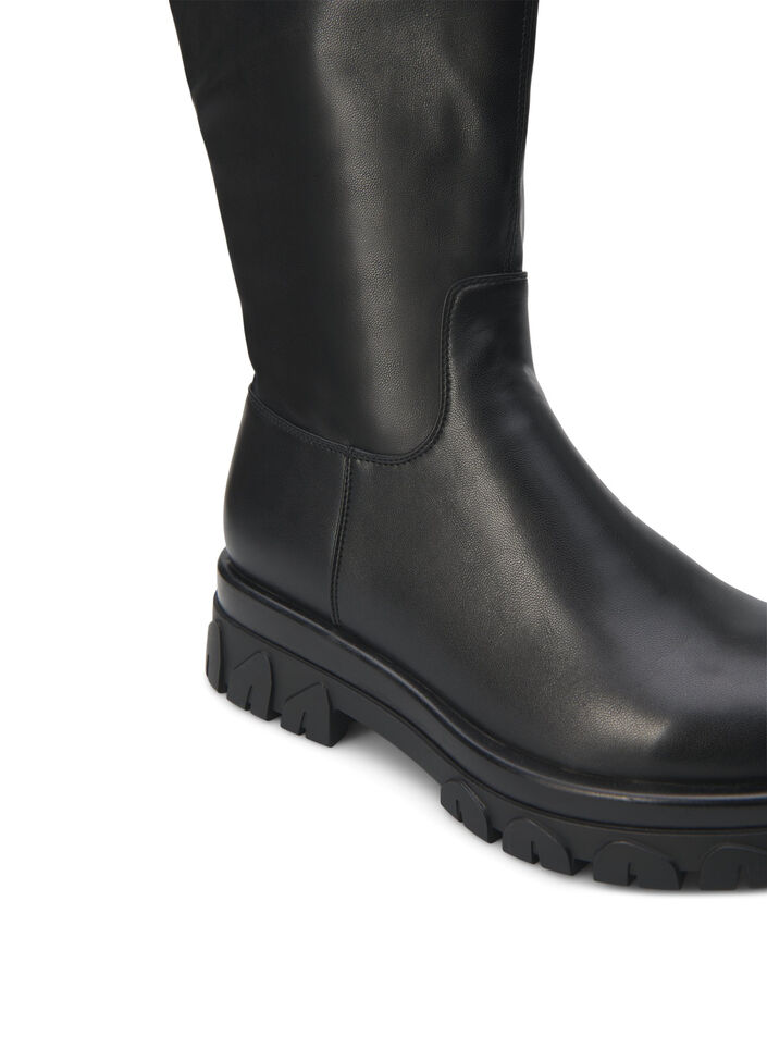 Botte &agrave; tige haute, Noir, Packshot image number 3