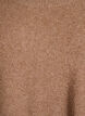 Blouse longue en maille avec boutons boule, Marron, Packshot image number 2