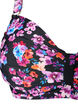 Haut de bikini avec armatures et imprim&eacute;, Violet, Packshot image number 2