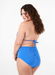 Bas de bikinis à taille haute, Bleu, Model image number 1
