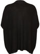Cardigan ouvert sur le devant &agrave; manches larges, Noir, Packshot image number 1