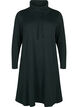 Robe en jersey avec col montant et poches, Vert foncé, Packshot image number 0
