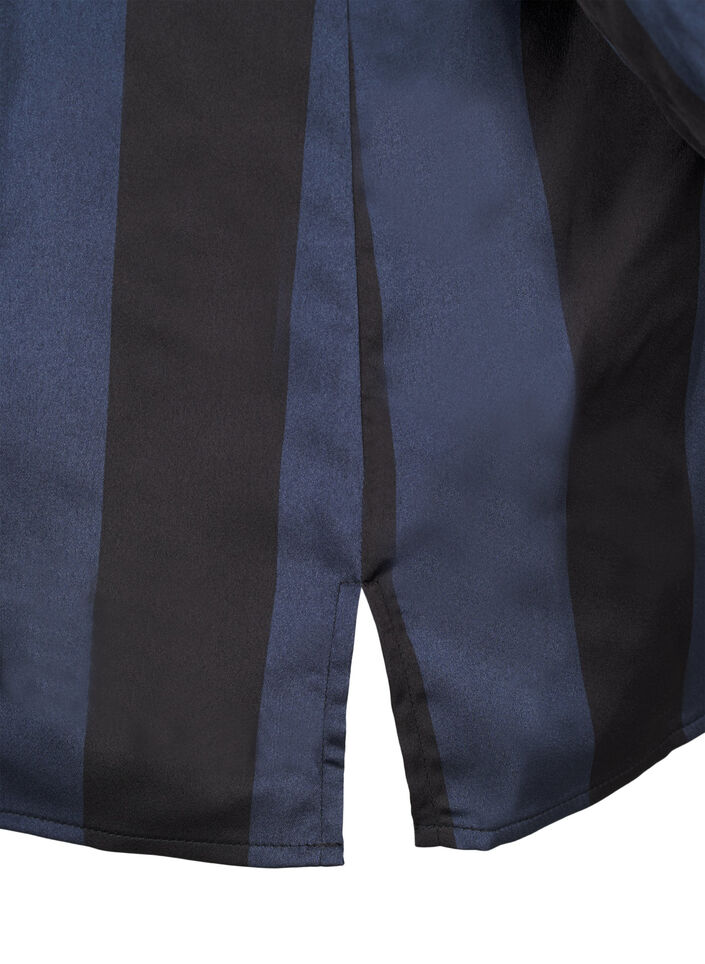 Chemise en satin à rayures, Spellbound w. Black, Packshot image number 3