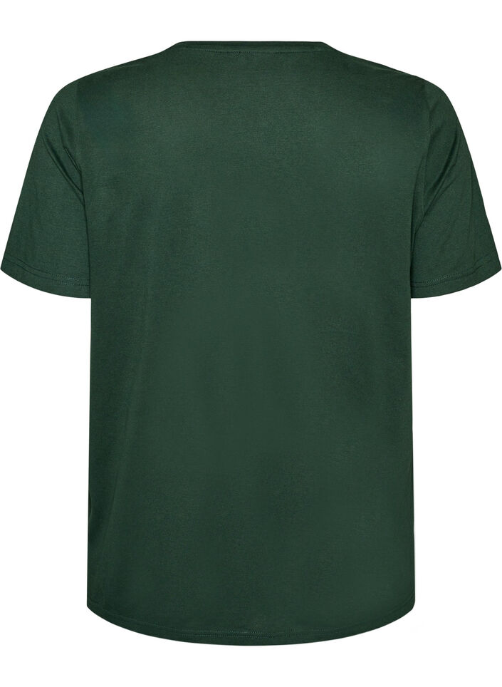 T-shirt imprim&eacute;, Vert, Packshot image number 1