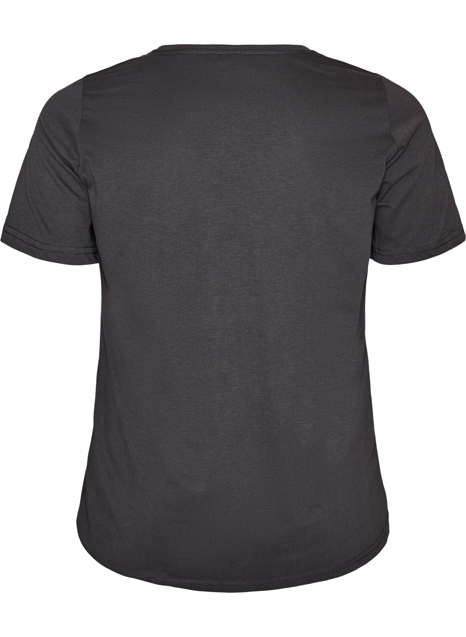 ZizziT-shirt imprim&eacute;, Gris, Packshot image number 1
