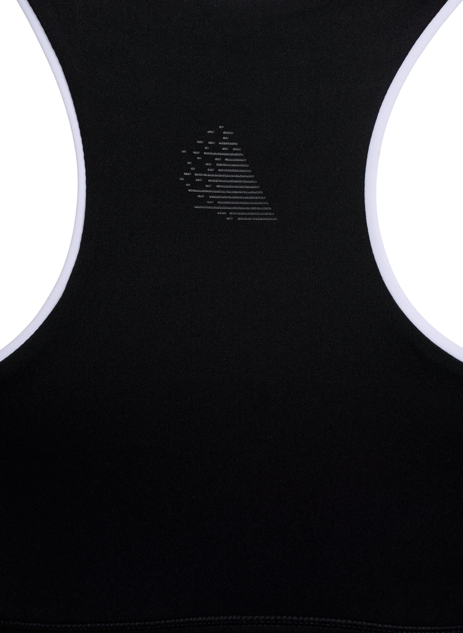 Zizzi Brassi&egrave;re de sport &agrave; dos nageur avec finitions contrastantes, Noir, Packshot image number 3