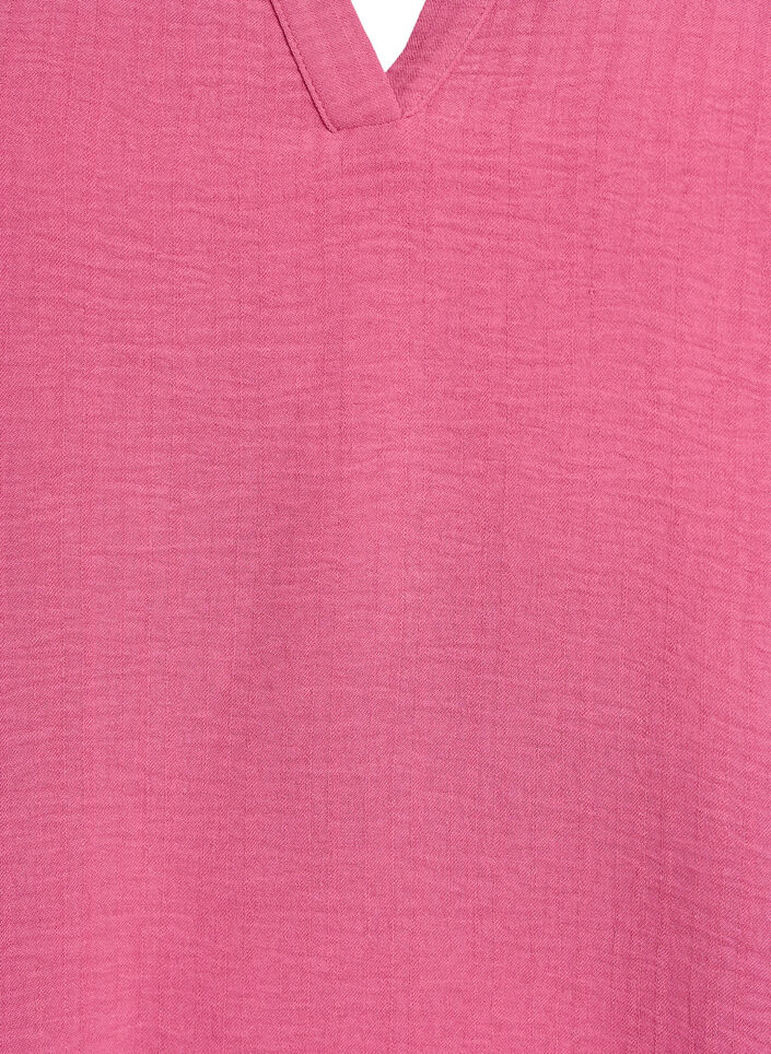 Chemisier ample &agrave; manches courtes, Bordeaux, Packshot image number 2