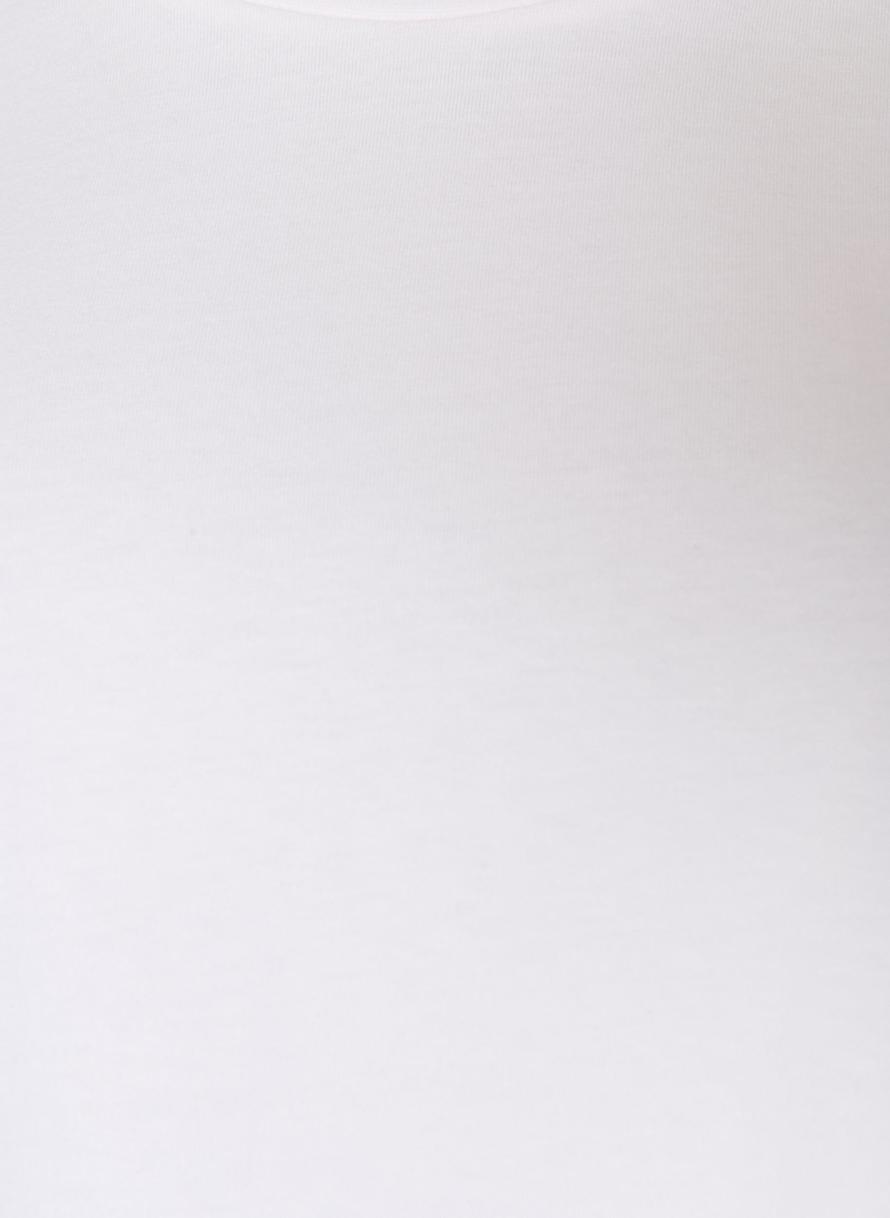 ZizziT-shirt Basic &agrave; manches longues, Blanc, Packshot image number 2