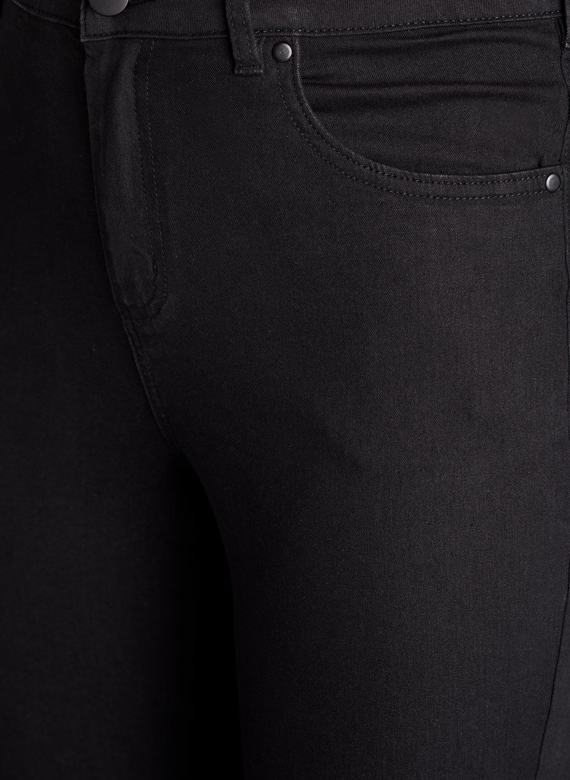 ZizziJean Amy taille haute coupe super slim, Noir, Packshot image number 2