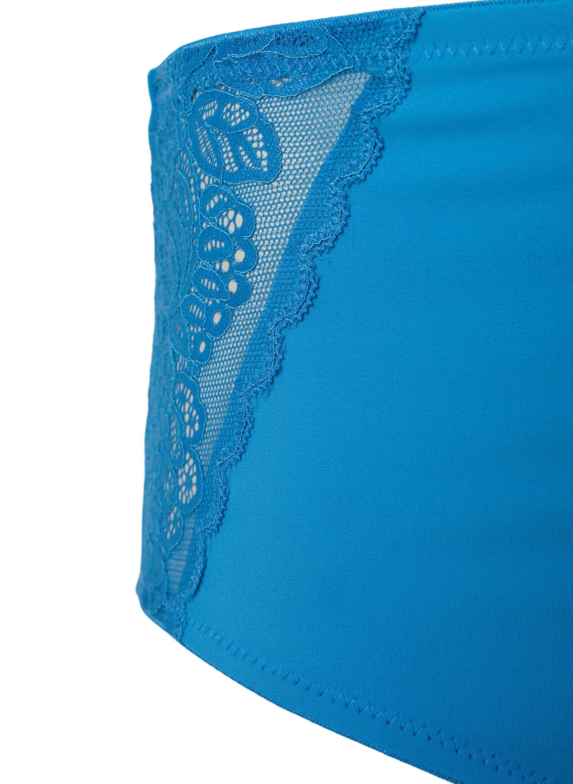 Zizzi Sous-v&ecirc;tements &agrave; taille normale et dentelle, Cendre Blue, Packshot image number 2
