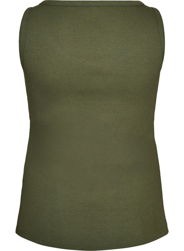 Haut ajust&eacute; avec motif, Vert, Packshot image number 1