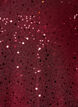 Blouse &agrave; sequins avec manches ballon, Bordeaux, Packshot image number 2