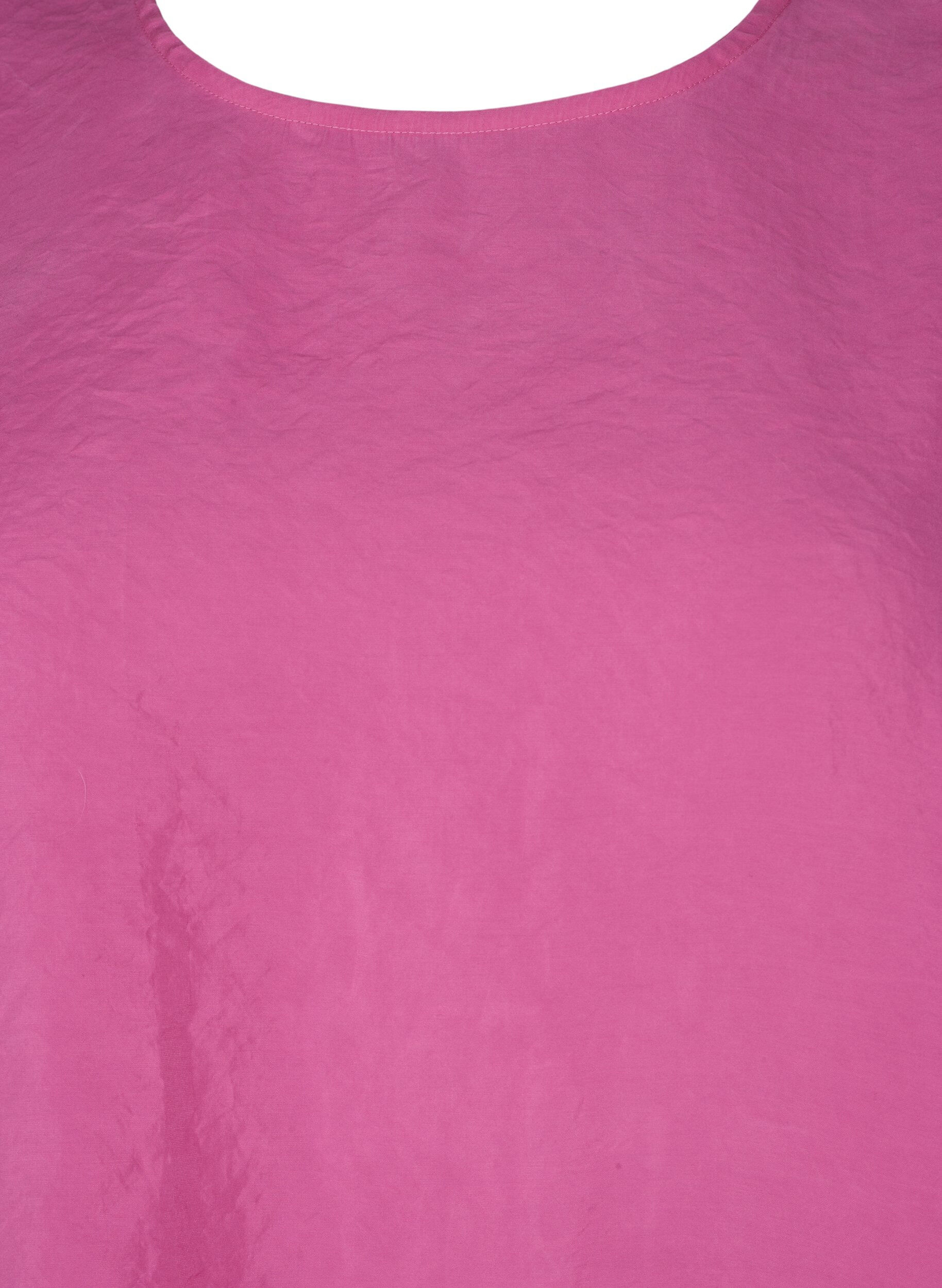 Zizzi Chemisier en TENCEL&trade; Modal avec des broderies, Phlox Pink, Packshot image number 2