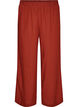 Pantalon large en lin et viscose, Bordeaux, Packshot image number 0
