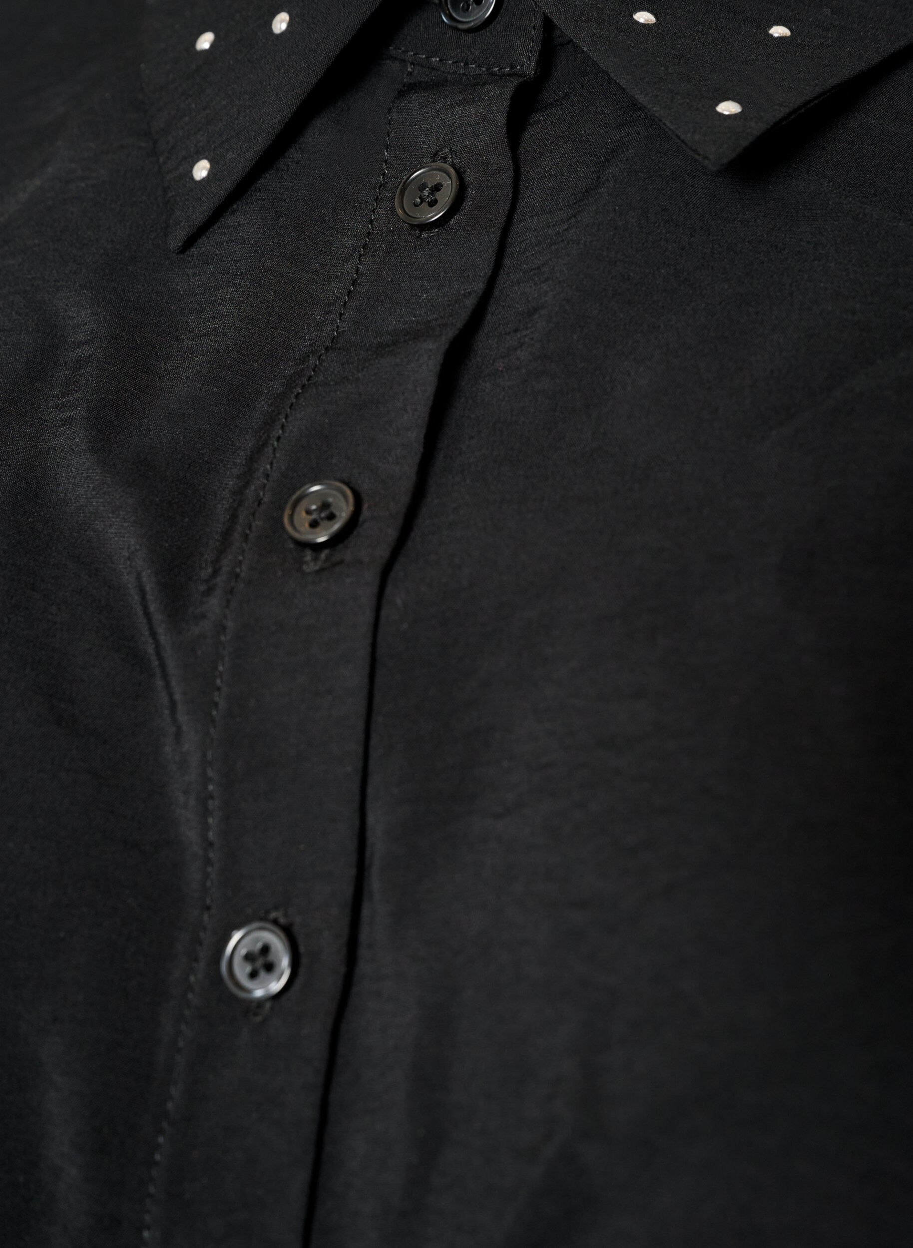 ZizziEmpi&egrave;cement de col avec des strass et des boutons, Noir, Packshot image number 2