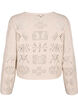 Cardigan en tricot avec cordon, Pumice Stone, Packshot image number 1
