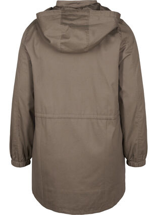 Veste longue parka avec capuche et poches, Bungee Cord , Packshot image number 1