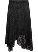 Jupe midi en dentelle avec sequins, Noir, Packshot image number 0