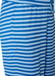Pantalon de pyjama ray&eacute; &agrave; taille haute et coupe ample, Bleu Clair, Packshot image number 2