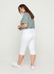 Jean coupe slim Emily capri, Blanc, Model image number 1