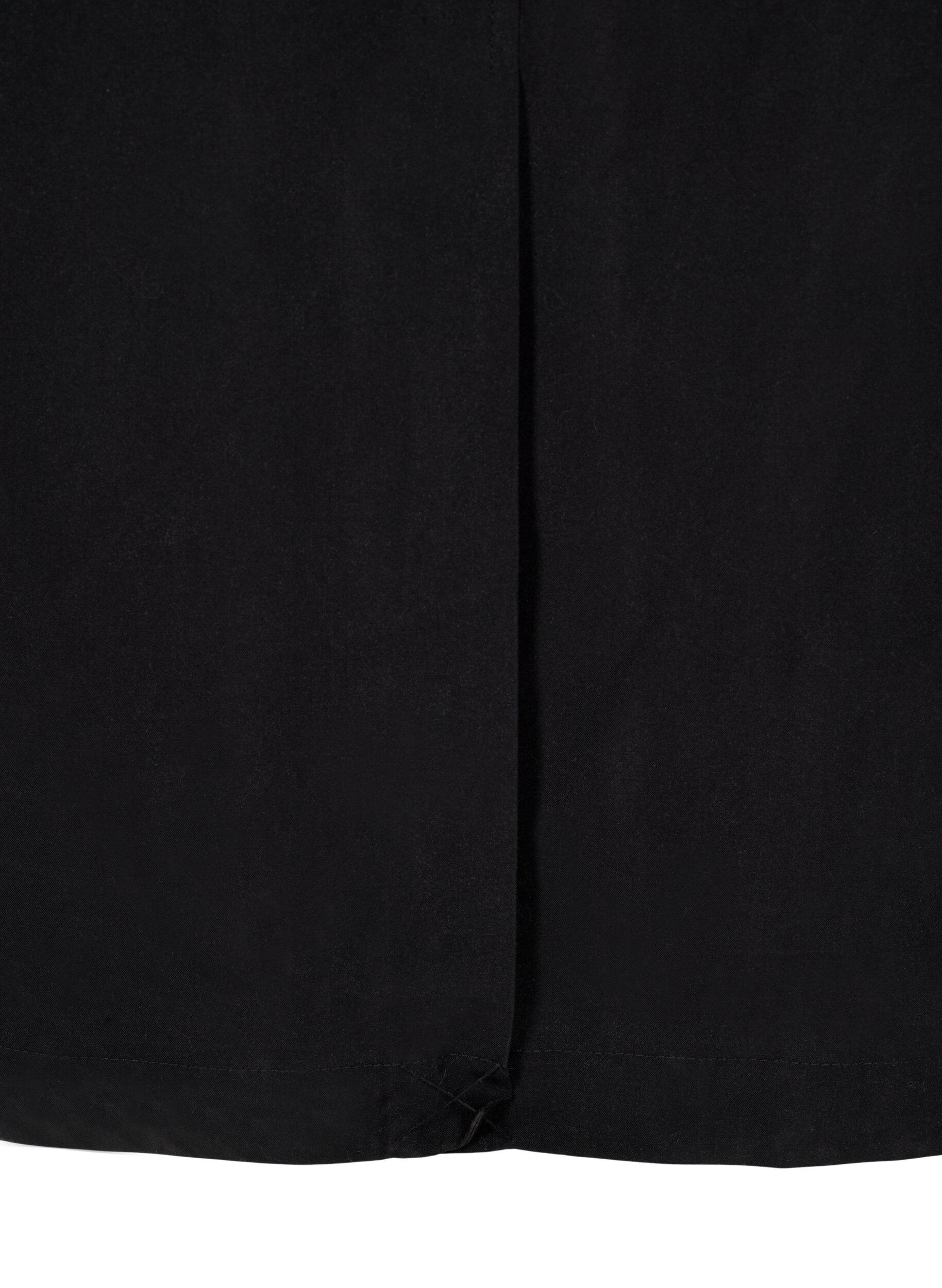 Zizzi Trench-coat long avec ceinture, Black, Packshot image number 3