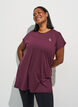 T-shirt long de sport, Bordeaux, Model image number 0