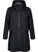 Imperm&eacute;able avec poches et capuche, Noir, Packshot image number 0