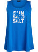 Top en coton avec forme en A, Bleu, Packshot image number 0