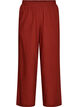 Pantalon large en lin et viscose, Bordeaux, Packshot image number 0