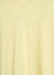 T-shirt basique &agrave; manches courtes et col en V, Jaune clair, Packshot image number 2
