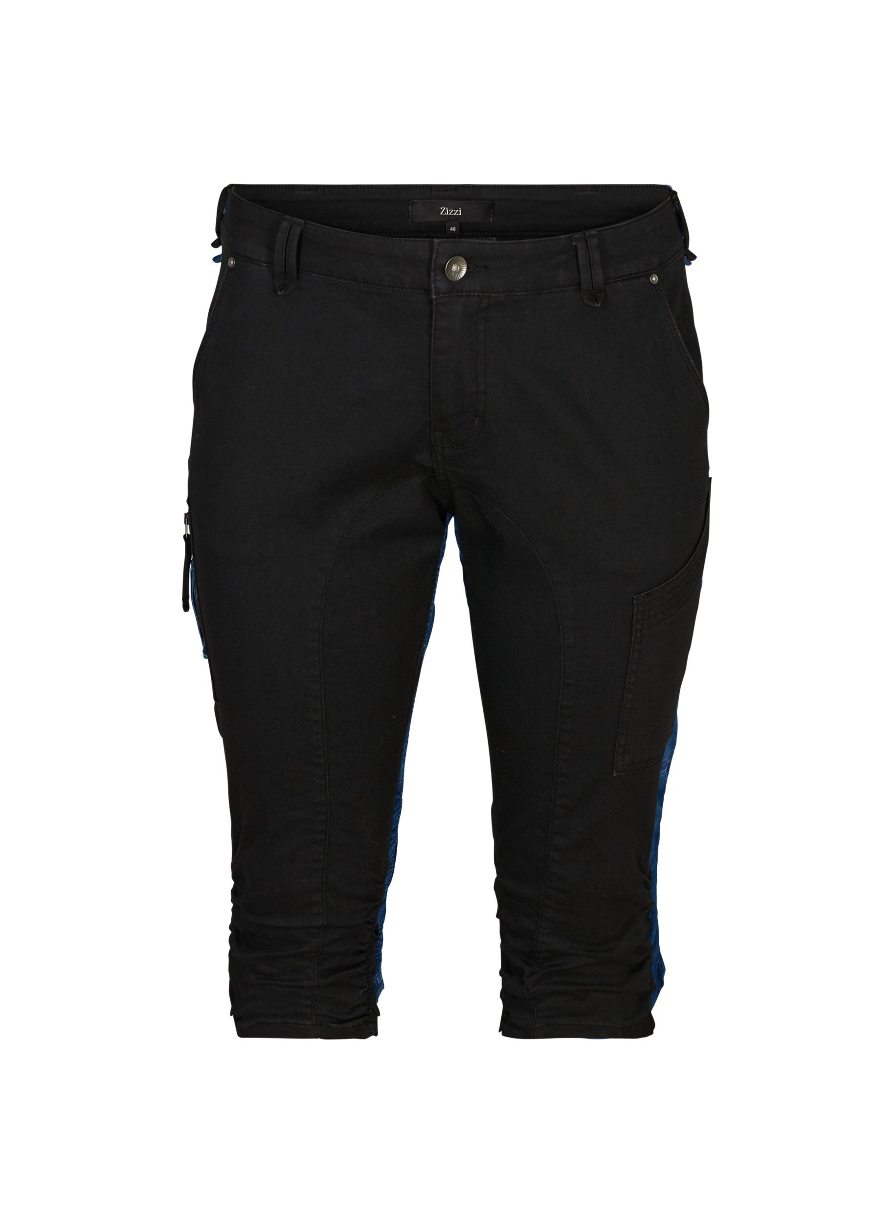 Pantacourt jean slim avec poches