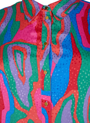 Chemise longue et imprimée, Colorfull Art Print, Packshot image number 2