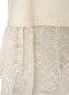 T-shirt ample avec large bordure en dentelle, Vanille, Packshot image number 3