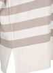 Pull rayé en viscose avec manches 3/4, Birch/Simply Taupe, Packshot image number 3