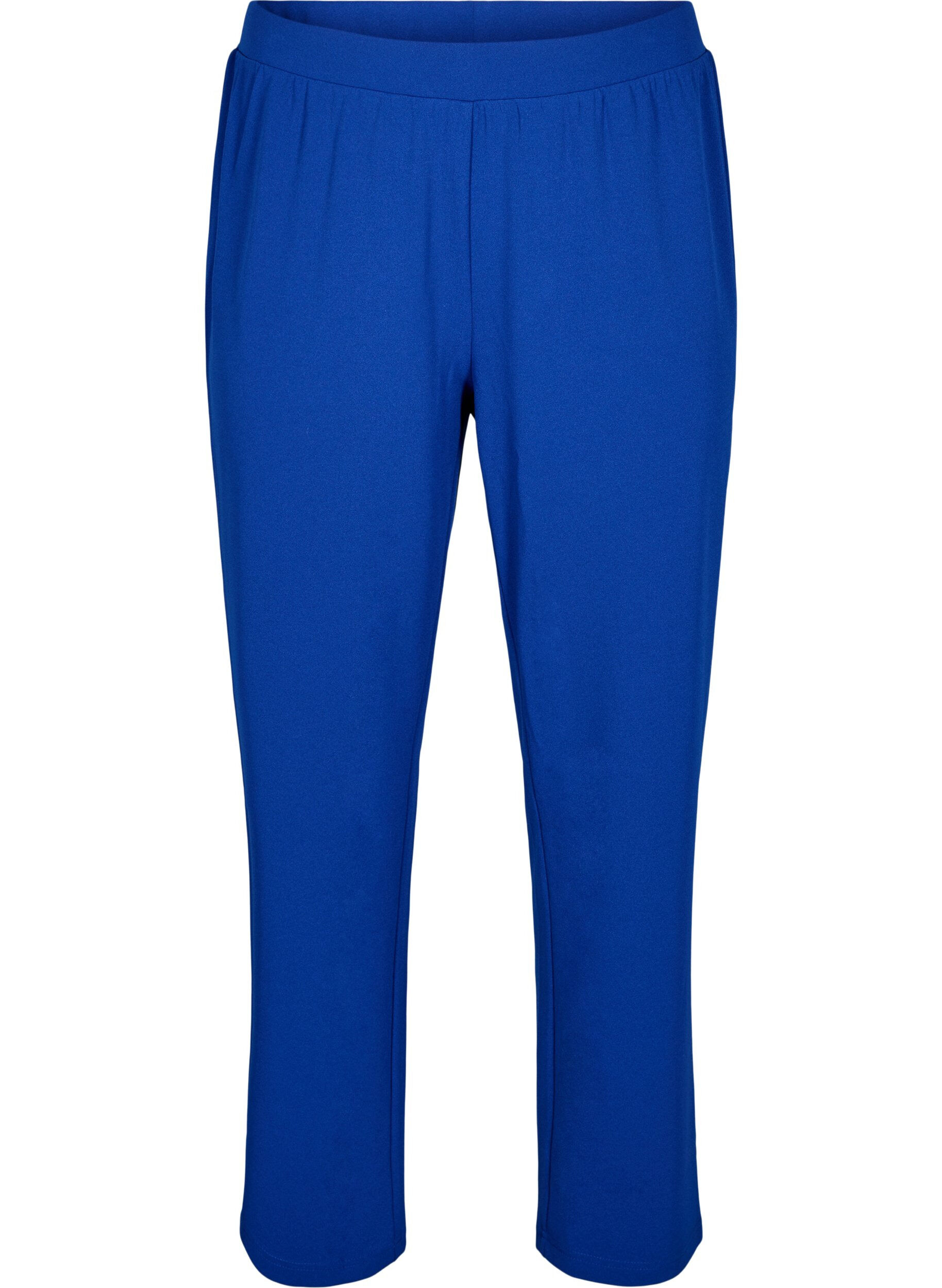 ZizziPantalon &agrave; coupe droite, Bleu, Packshot image number 0