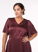Robe de soir&eacute;e mi-longue &agrave; taille empire, Bordeaux fonc&eacute;, Model image number 2