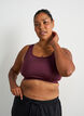 Brassi&egrave;re de sport avec dos nageur, Bordeaux, Model image number 0