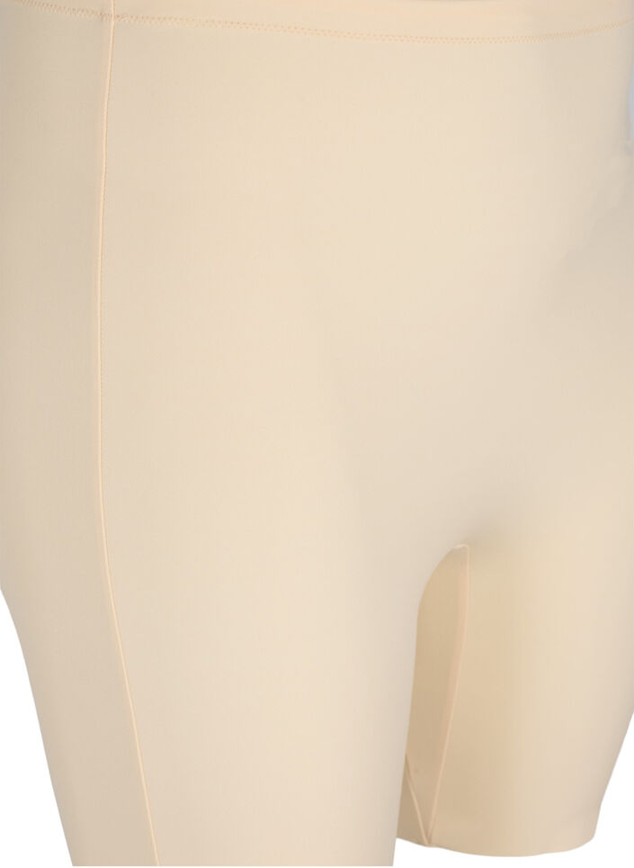 Short shapewear l&eacute;ger &agrave; taille haute, Beige, Packshot image number 2