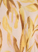 Blouse en viscose &agrave; imprim&eacute; feuillage avec volants, Jaune, Packshot image number 2