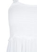 Robe midi en viscose avec smock, Bright White, Packshot image number 2